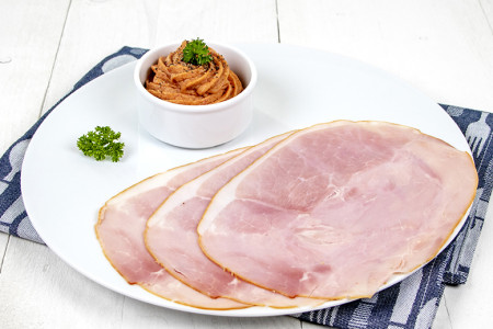 100 gr. Achterham + 150 gr. Filet Americain