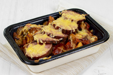 Grillworst ovenschotel